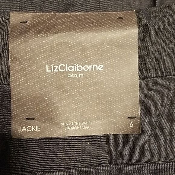 Liz Claiborne Jackie Denim Pants Size 6,NWT!!! - Picture 6 of 6